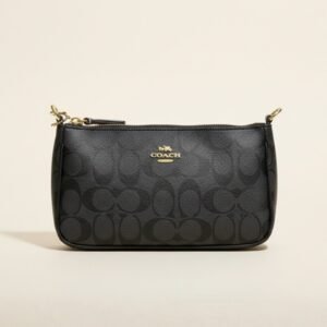 Coach Signature Canvas Mini Crossbody & Wristlet Bag