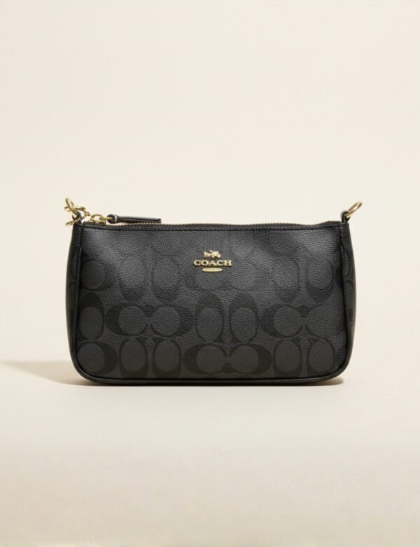 Coach Signature Canvas Mini Crossbody & Wristlet Bag