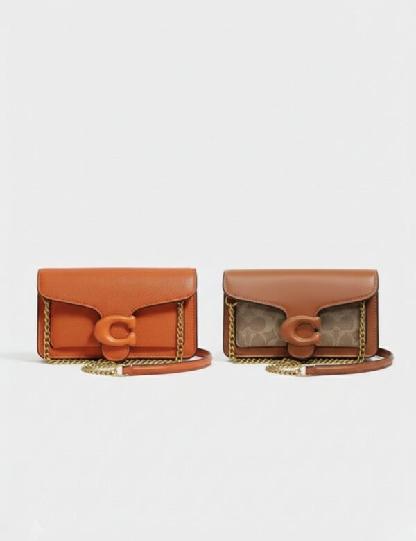 Signature C-Clasp Crossbody Chain Clutch