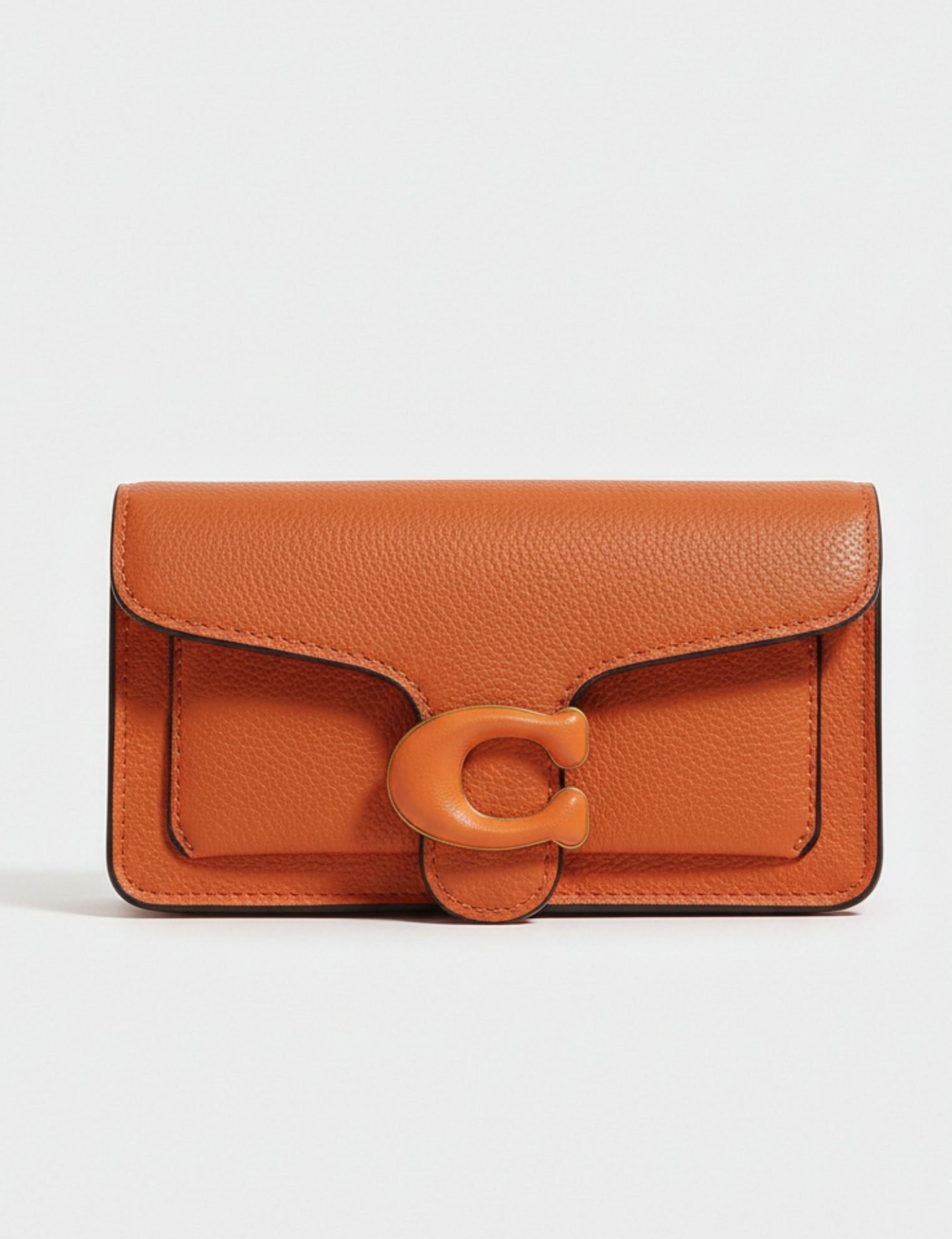 Signature C-Clasp Crossbody Chain Clutch