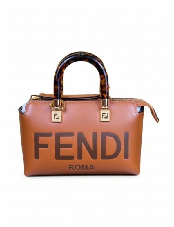 Designer-Inspired Mini Satchel Bag with Tortoiseshell Handle