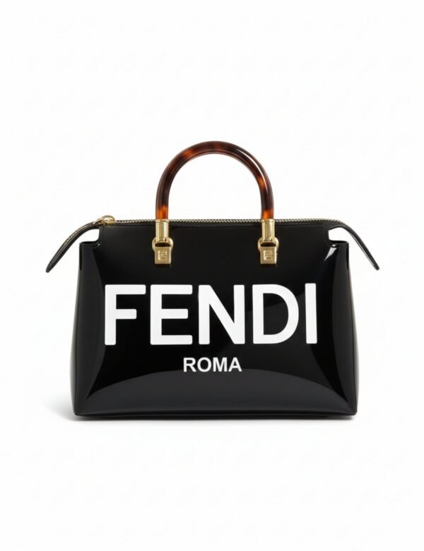 Designer-Inspired Mini Satchel Bag with Tortoiseshell Handle