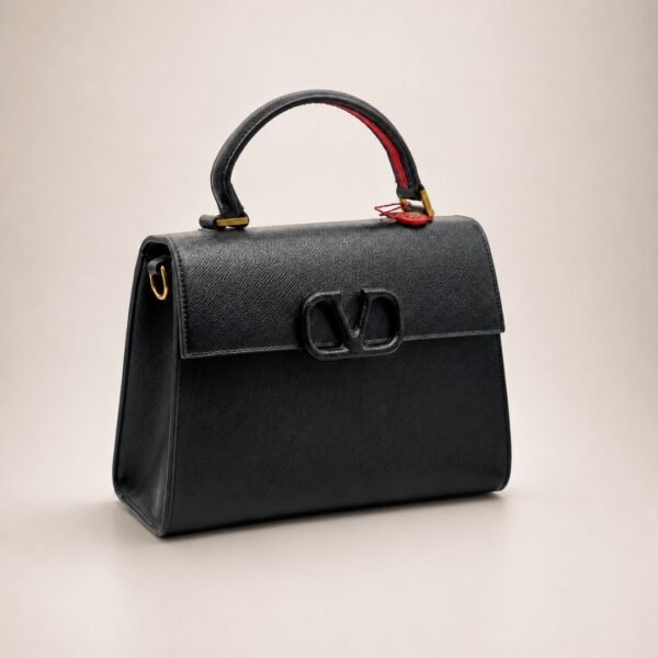 Signature V Structured Handbag - Image 2