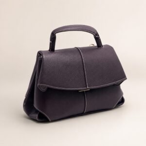 Sculpted Leather Top Handle