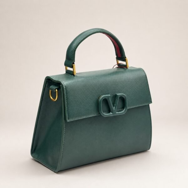 Signature V Structured Handbag - Image 4