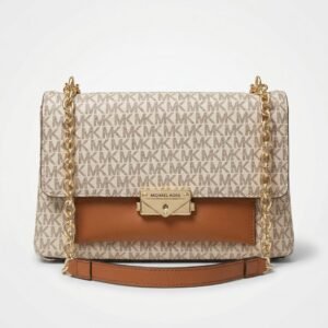 Signature Leather Shoulder Bag