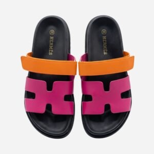 Chypre Leather Slide Sandals