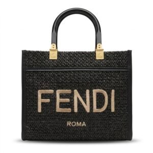 Fendi Roma Woven Tote