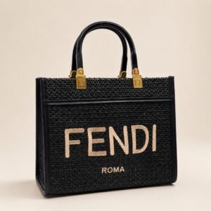 Fendi Roma Woven Tote