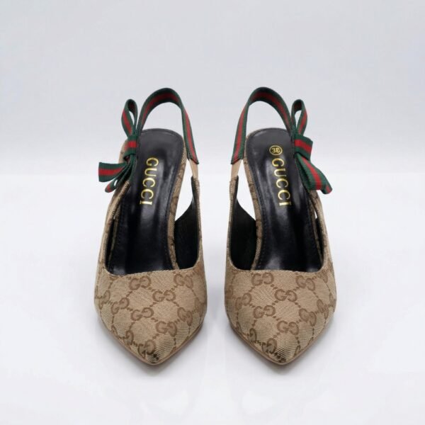 Classic Monogram Slingback Heels